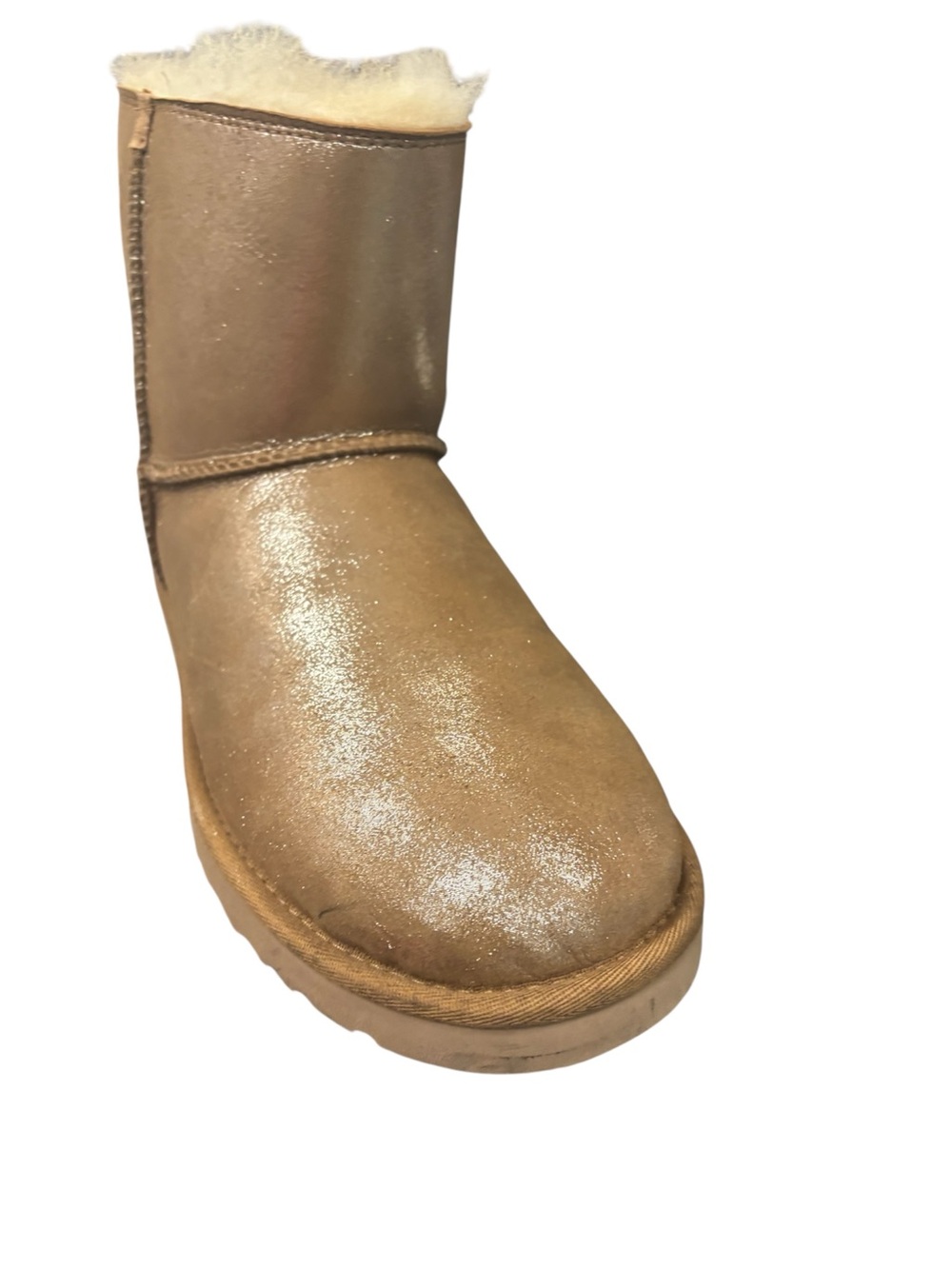UGG Chestnut Shearling-Lined Classic Short Boot